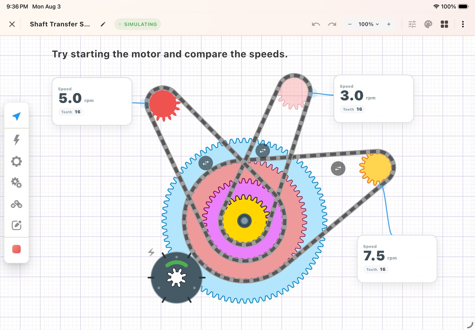 KiGears Lab app screenshot