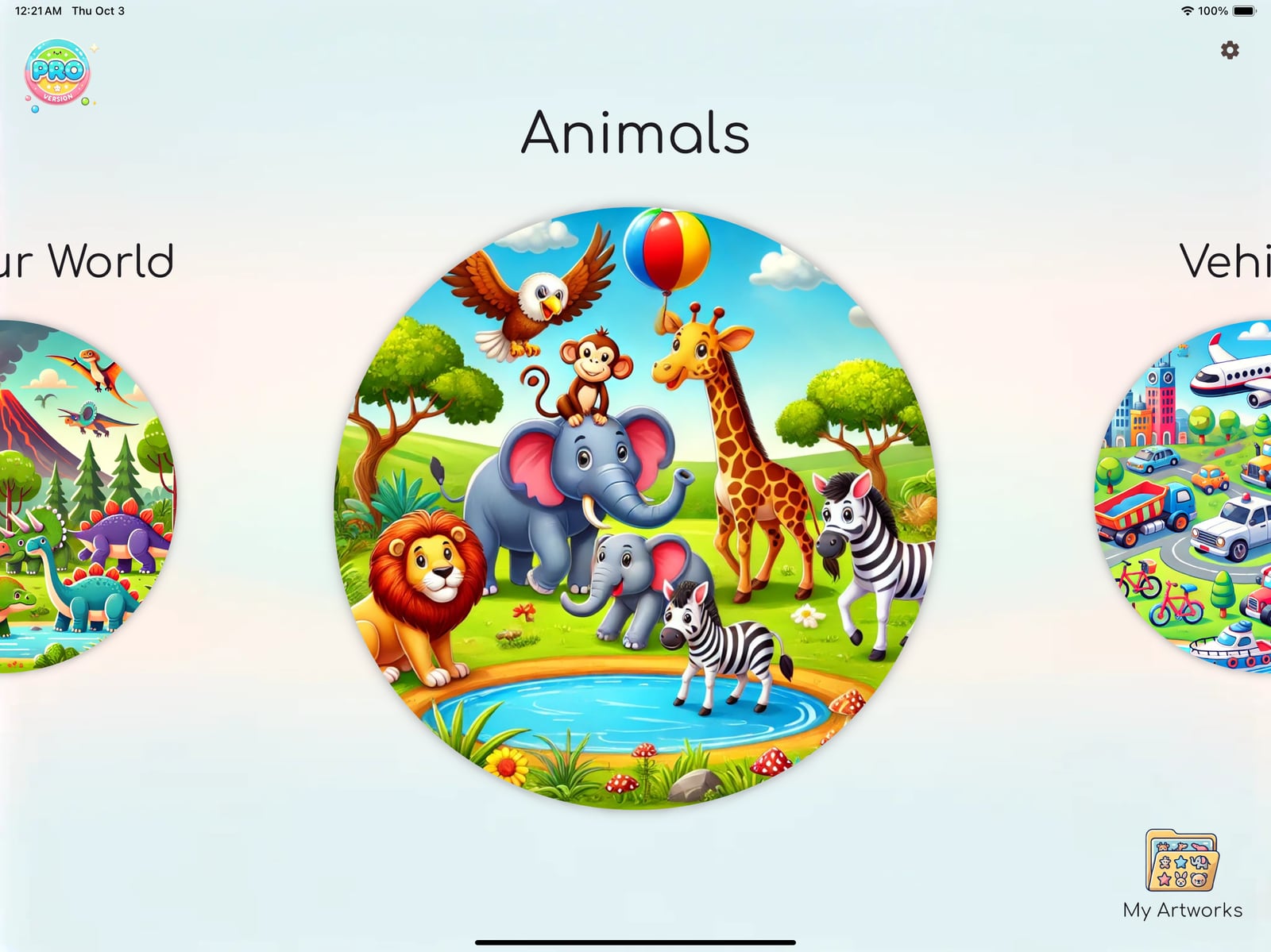 Stickerlet app screenshot